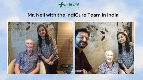 Mr. Neil with the IndiCure Team in India